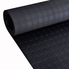  Rubber Flooring Matting Heavy Duty Black  Anti Slip Garage COIN 3mm