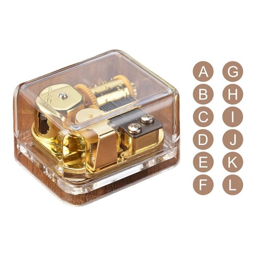 Music box acrylic - music,