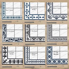 Tile Border Stencils
