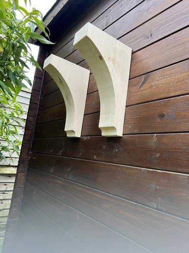 Pair extra large pinewood - of,