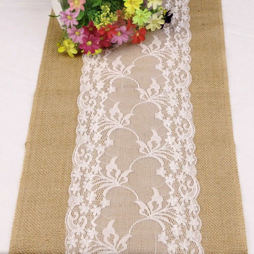 Elegant burlap hessian lace - elegant,