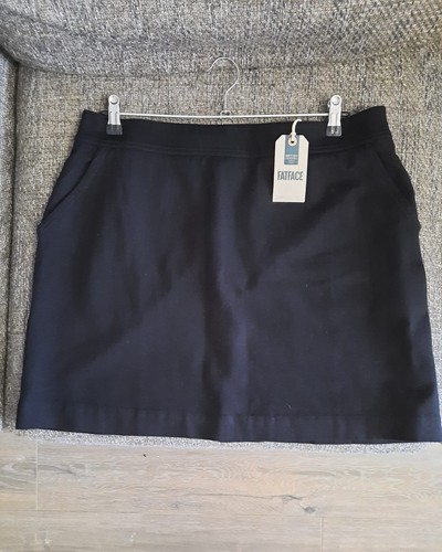Fat face black mini skirt - fat,