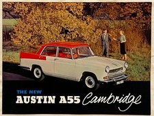 Austin A55 Cambridge brochure