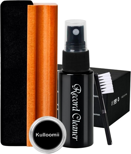 Vinyl record cleaning kit - record,
