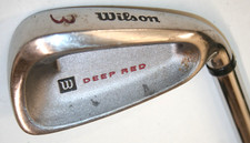 Wilson Deep Red 3 iron with Wilson Fat Shaft regular flex steel shaft