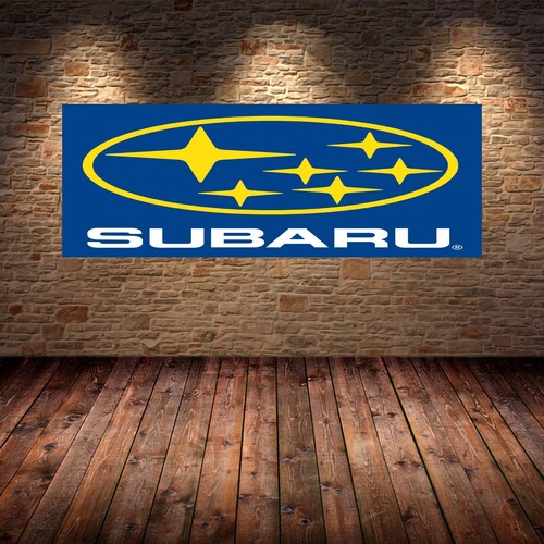 Subaru blue banner garage - ,