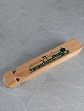 Wooden Toy Train Whistle, Produces Authentic Four-Tone Steam Locomotive Sound