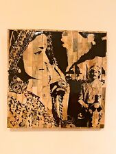 Handmade Indian Wooden Bollywood Movie Jodha Akbar Mosiac Wall Hanging