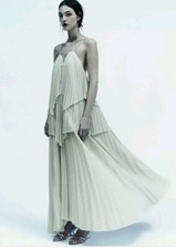 Zara BNWT Pleated Midi Dress