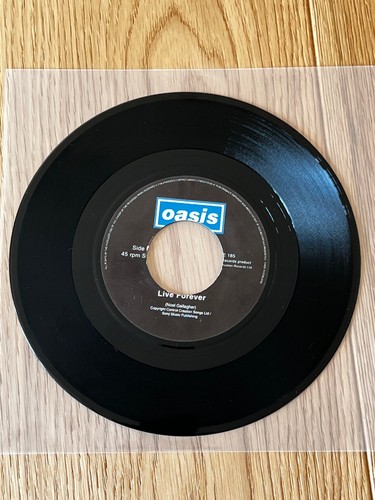 Oasis live forever vinyl - live, 7”