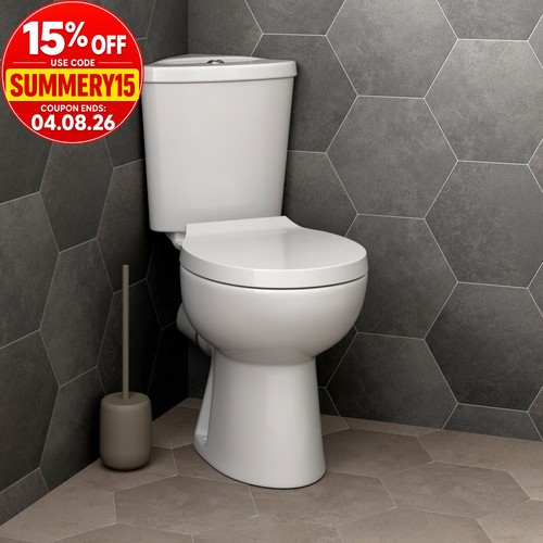 Bathroom close coupled corner - coupled,