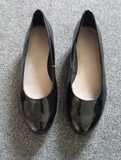 A Pair Of Ladies Clarks Black