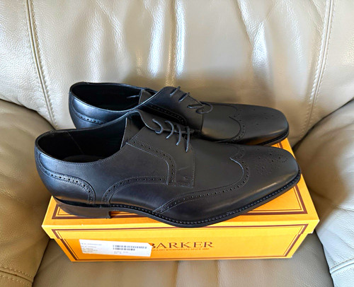 Barker glasgow black leather - barker,