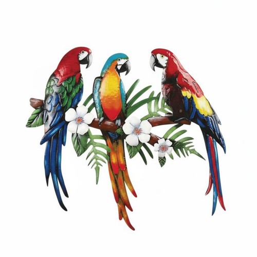 Metal parrot wall - parrot, vibrant