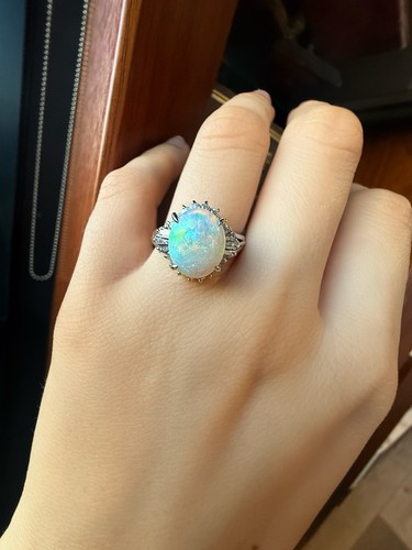 Solid australian opal - opal, &