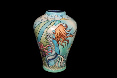 Rare moorcroft trial mermaid - rare,