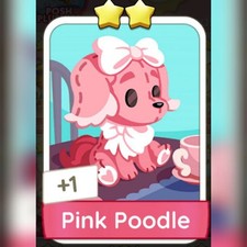 1 x Pink Poodle sticker