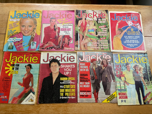Vintage jackie magazines 1981 - vintage,