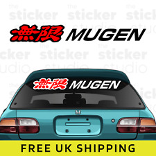 MUGEN Sticker - 100cm Decal Graphic - JDM Window Civic Honda Integra CRZ Type R