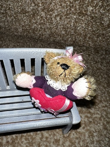 Ooak miniature teddy bear - miniature,