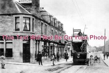 SC 3767 - Tram Car, High Street, Monifieth Angus, Scotland c1908