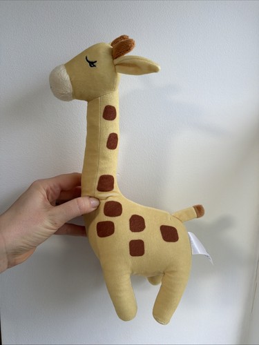 Dunelm yellow giraffe - giraffe, soft