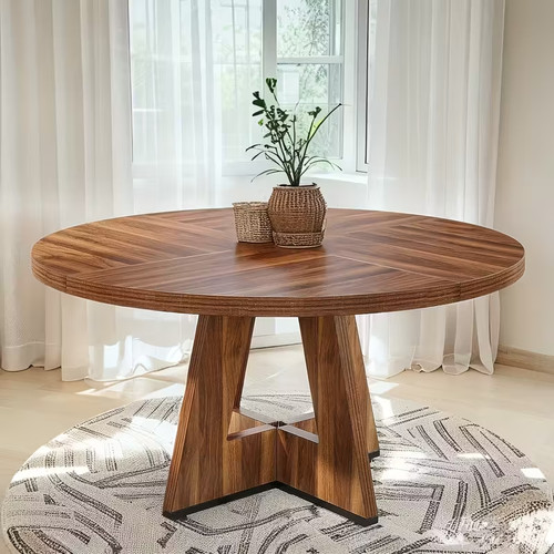 Round dining table - table, 4