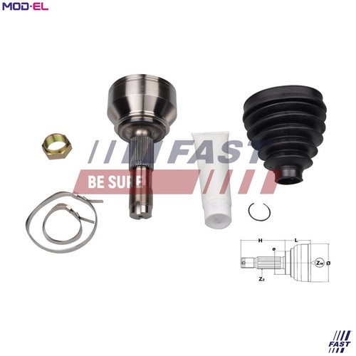 Joint kit drive shaft - joint, ft25080k