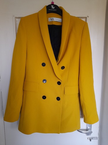 Zara woman yellow blazer - woman,