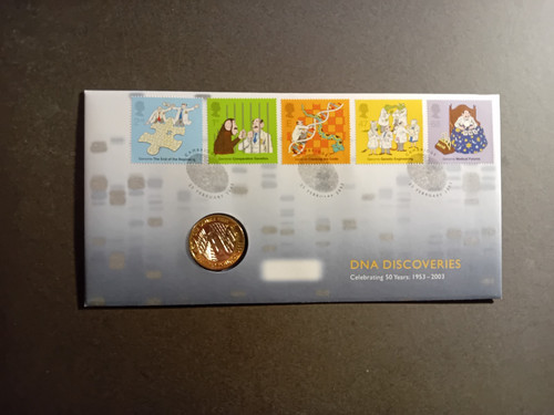 Stamp coin cover dna - cover,,