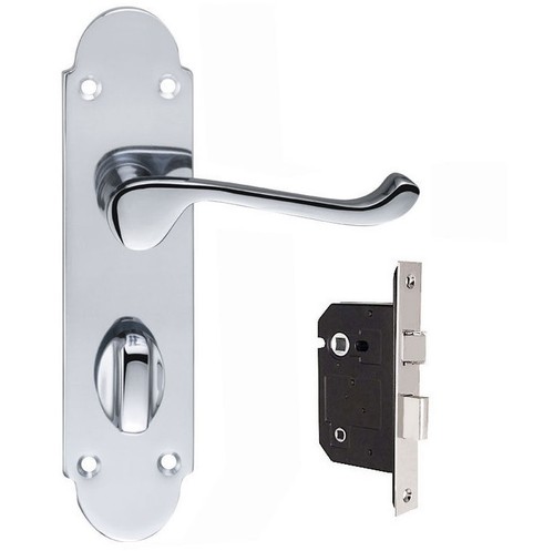 Shaped bathroom door - door, in