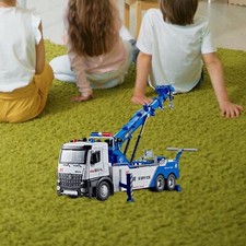 Mini Crane Truck Toy Set for Kids - Realistic Construction Vehicle Model