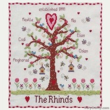 Nia Cross Stitch - Family Tree