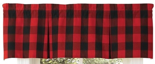 Buffalo check box pleat window - check,