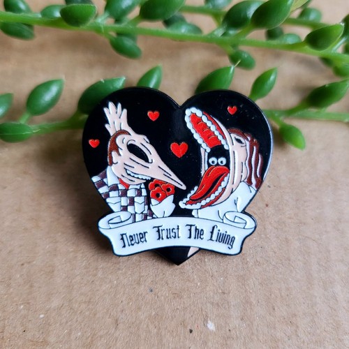 Beetlejuice enamel pin - enamel, badge