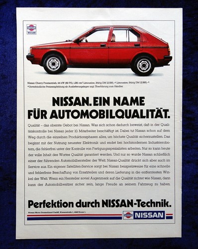 1983 datsun nissan cherry - datsun,
