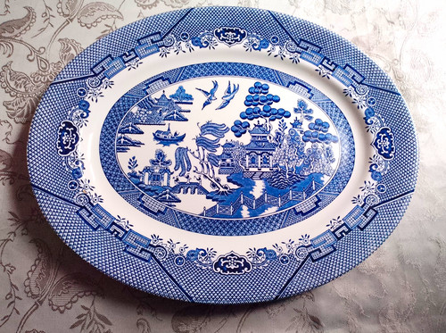 Churchill willow pattern - churchill,