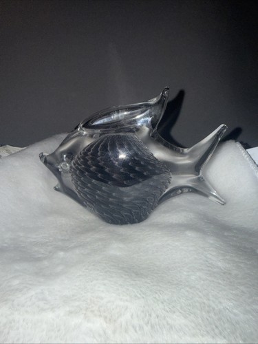 Vintage signed konstglas - signed,