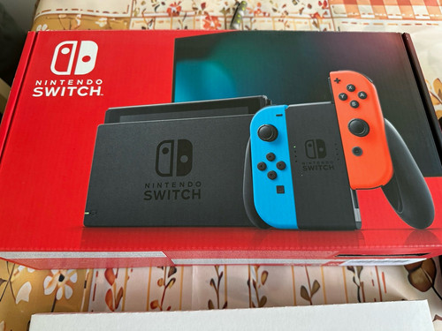 Nintendo switch console neon - nintendo,