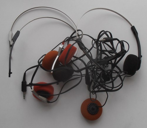 Vintage walkman headphones - vintage, x