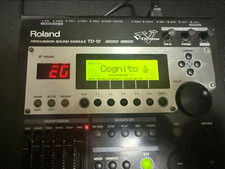 Roland TD-12 Drum Sound Module V-Drums Trigger Unit V-Drums Brain LCD Issue