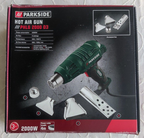 Parkside hot air gun - hot, 2000