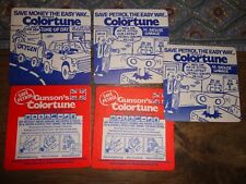 Beer drinks mats drip mats coaster COLORTUNE GUNSON'S SAVE PETROL adverts rare 