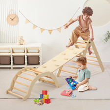 7-in-1 Wooden Pikler Triangle
