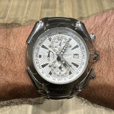 Pulsar Gent's Stainless Steel Black Dial Alarm Chronograph Watch - YM62-X159 (U)