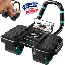 Healthy Belly Wheel with 6 Elbow Support Ab Roller Wheel Abdominal Fitness Wheel