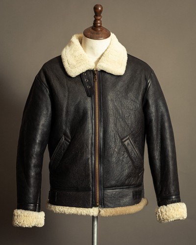 Vintage bomber sheepskin - b3,