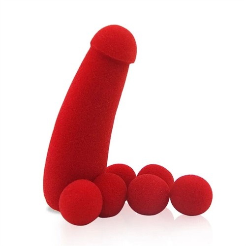 Sponge ball magic trick - sponge,