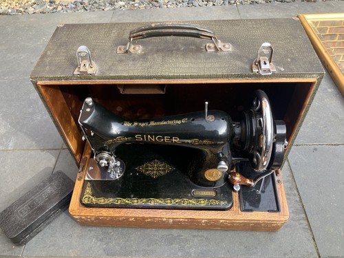 Antique singer hand - hand, operated