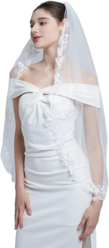 Wedding veils for brides - for, lace